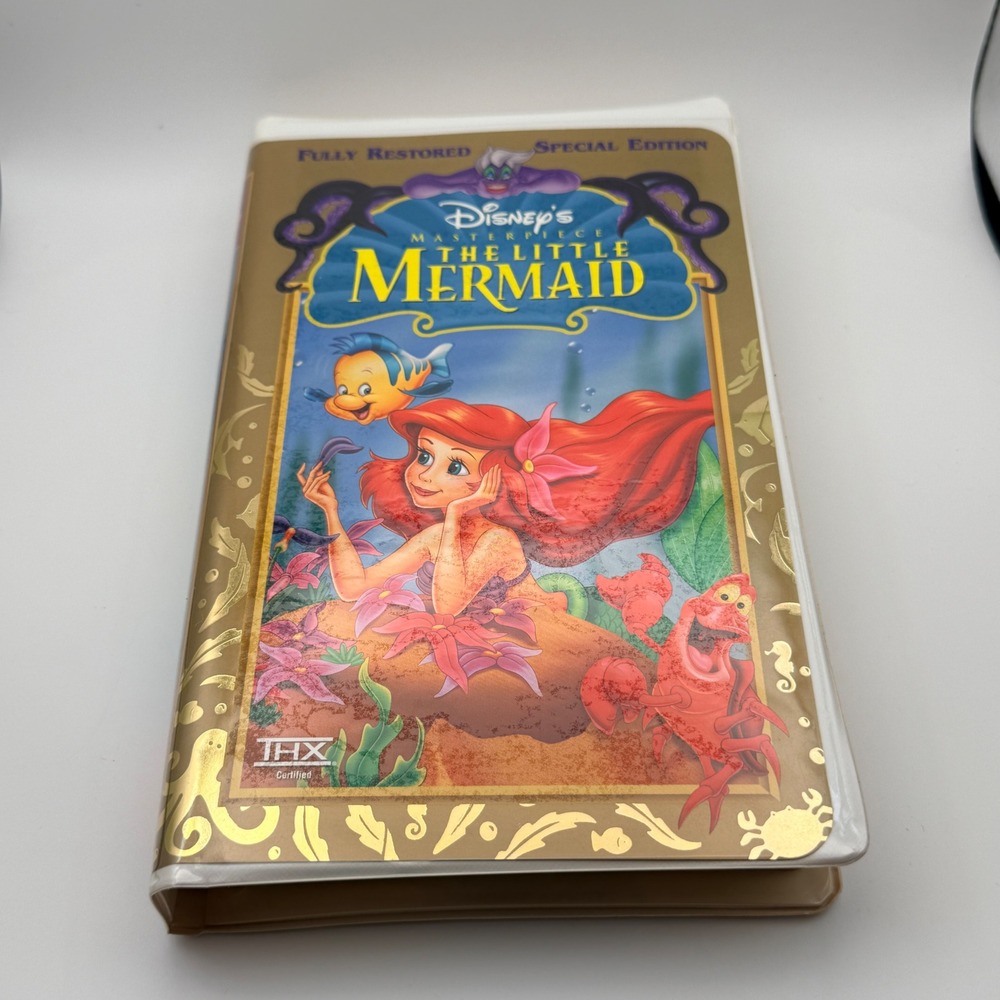 Disney The Little Mermaid VHS Masterpiece Collection Special Edition Restored